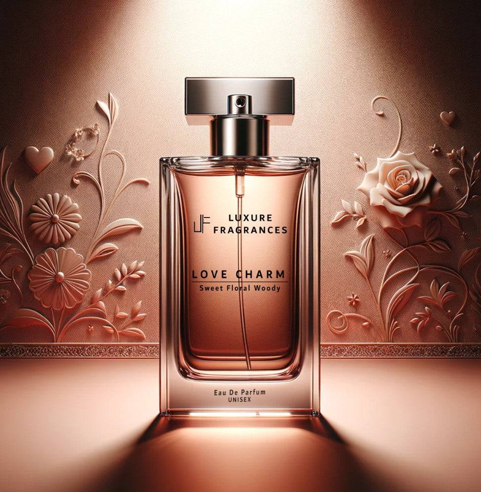 Love Charm by Luxure Fragrances - Sweet Floral Amber Woody - Eau De Parfum - Unisex - 50ml