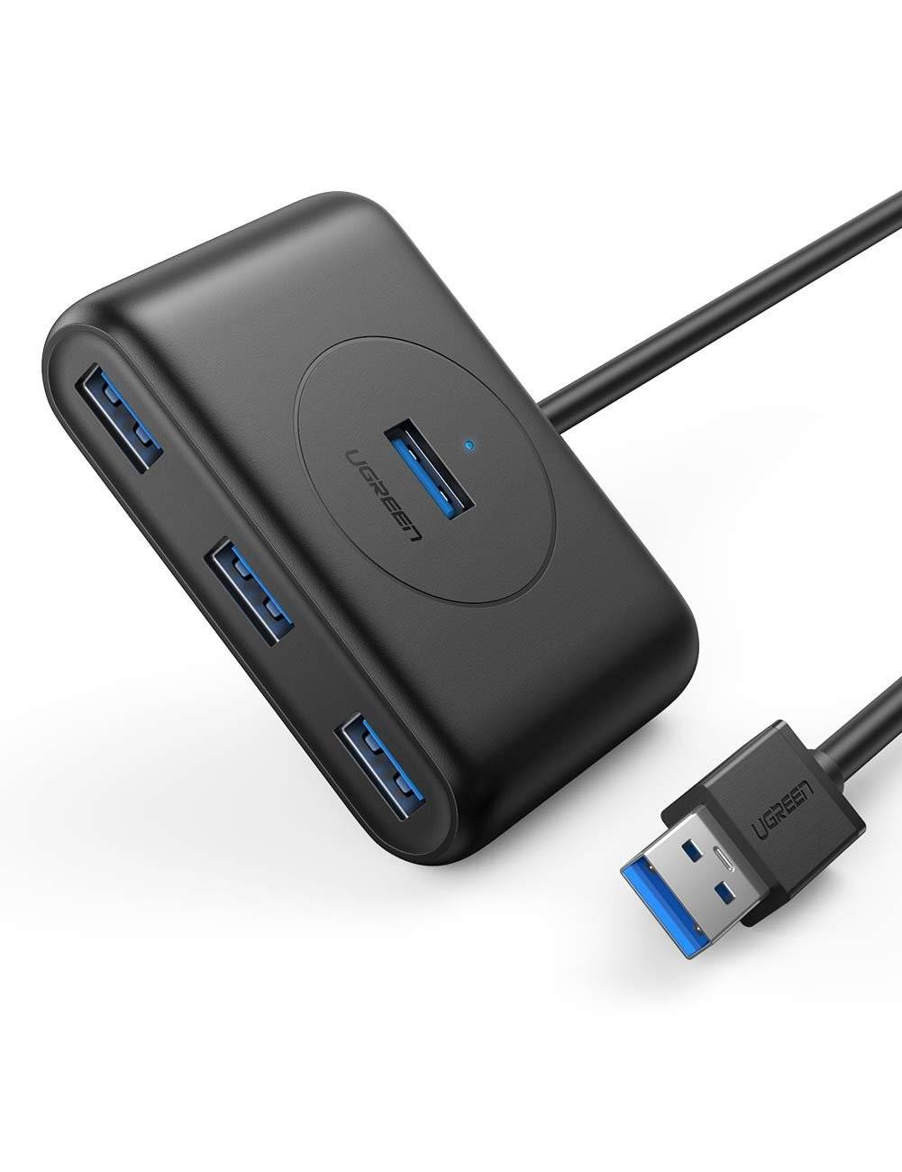Anker 4-Port USB 3.0 Hub, Ultra-Slim Data USB Hub with 2 ft Extended Cable  [Charging Not Supported], for MacBook, Mac Pro, Mac mini, iMac, Surface