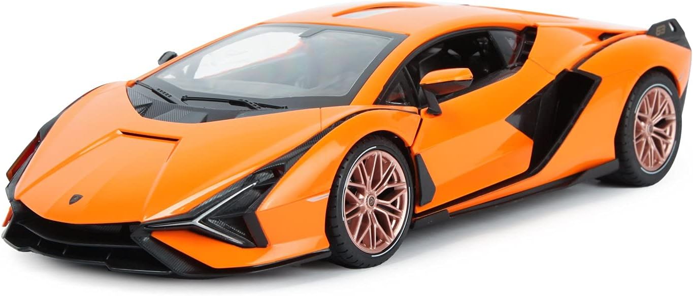 Orange lamborghini sales toy car