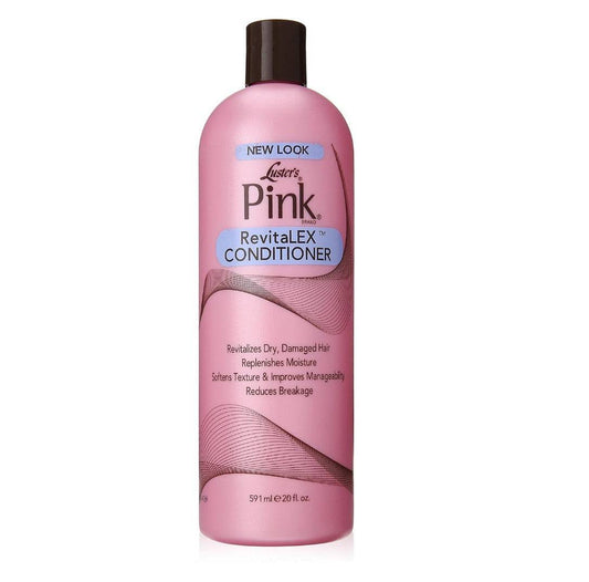 Luster's Pink Oil Moisturizer Revitalex Conditioner  20 Ounce - Revitalizes Dry, Damaged Hair, Reduces Breakage - Replenishes Moisture, Softens Texture & Improves Manageability 20 Ounce
