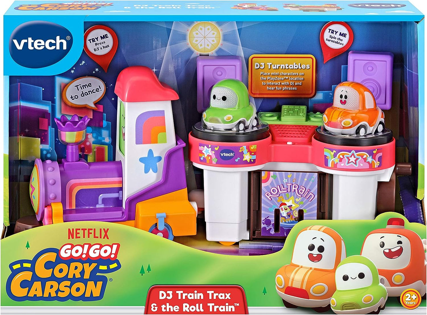 VTech Go! Go! Cory Carson - DJ Train Trax and The Roll Train, Multicolor