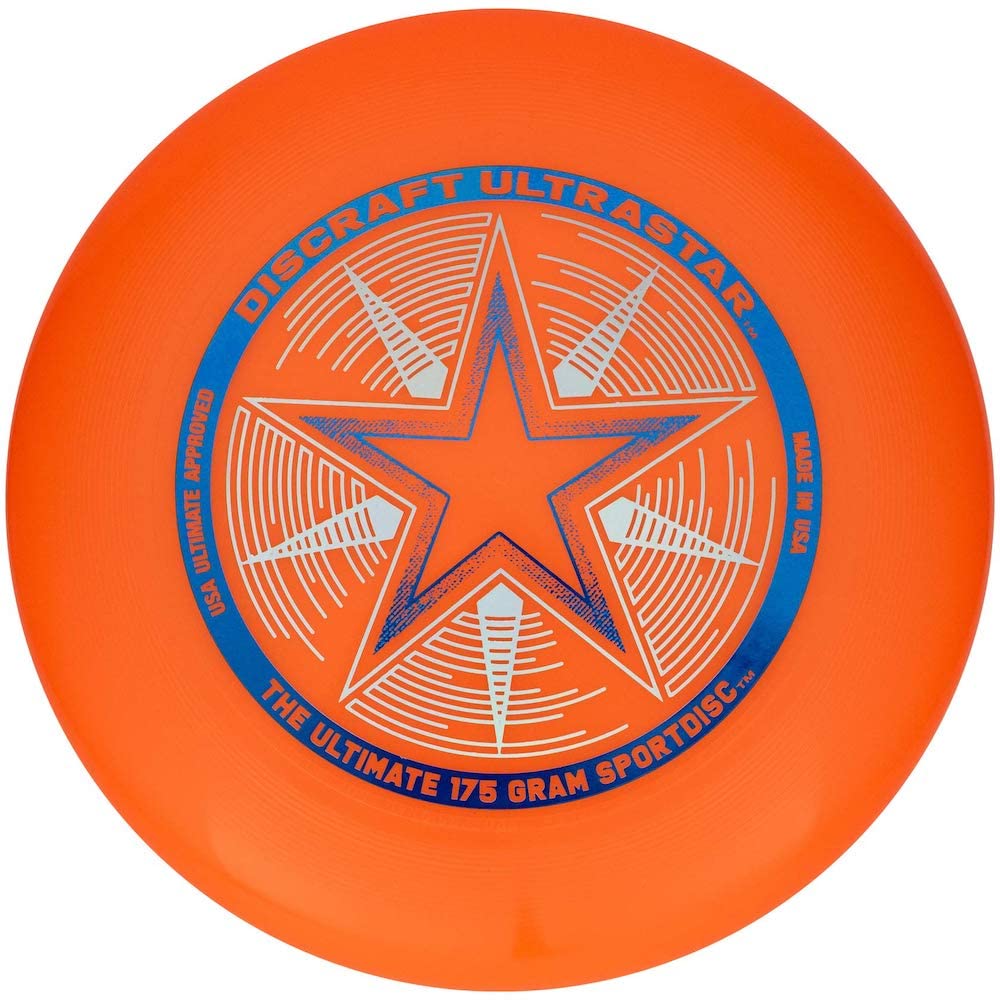 Discraft 175 gram Ultra Star Sport Disc  – Ultimate Frisbee Competition Spec, Suitable for all Levels of Play, Long and Stable Flights