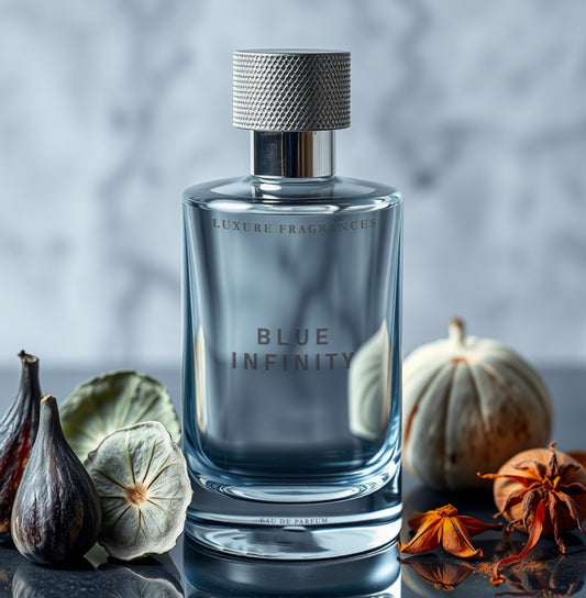 Blue Infinity by Luxure Fragrances - Aromatic Fougere Perfume - Eau De Parfum - For Men - 20ml - Hatke