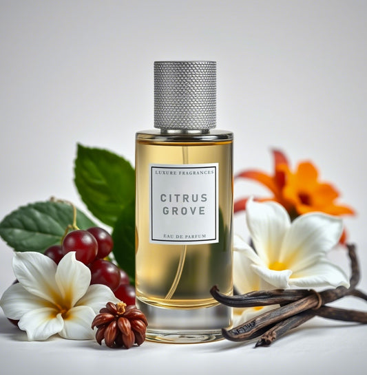 Citrus Grove by Luxure Fragrances - Citrus Aromatic Perfume - Eau De Parfum - Unisex - 20ml - Hatke