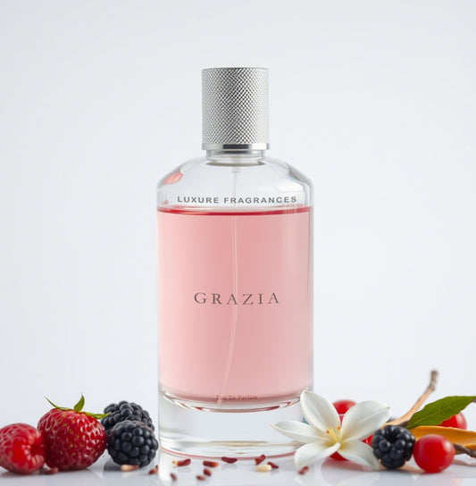 Grazia by Luxure Fragrances - Floral Fruity Gourmand Perfume - Eau De Parfum - For Her - 20ml - Hatke