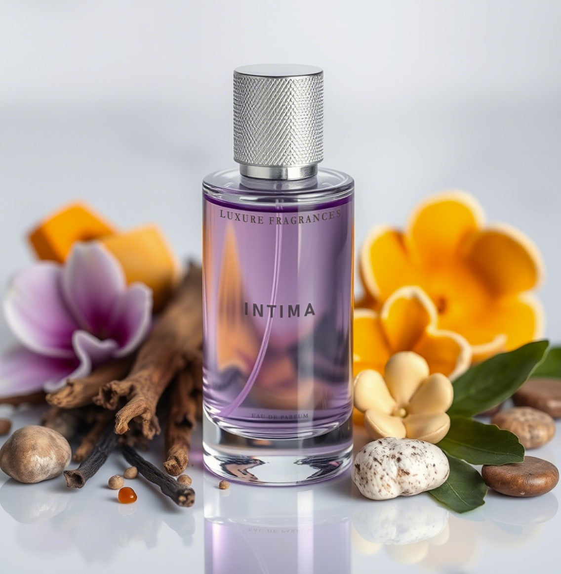 Intima by Luxure Fragrances - Floral Woody Musk Perfume - Eau De Parfum - For Her - 20ml - Hatke