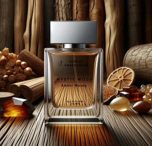 Mystic Wood by Luxure Fragrances - Amber Woody Perfume - Eau De Parfum - For Men - 50ml