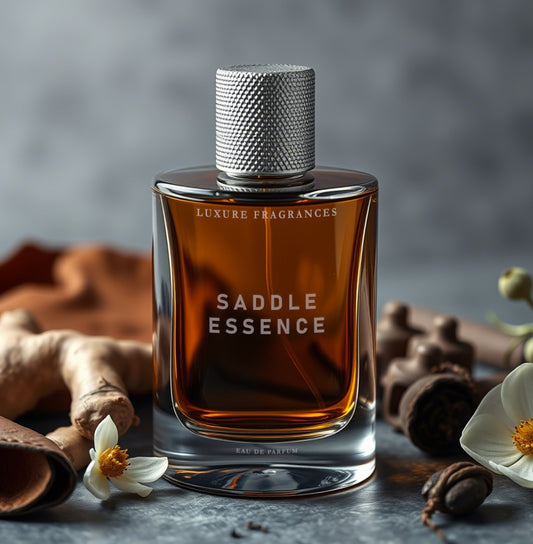 Saddle Essence by Luxure Fragrances - Ambery & Leathery Floral Perfume - Eau De Parfum - For Men - 20ml - Hatke