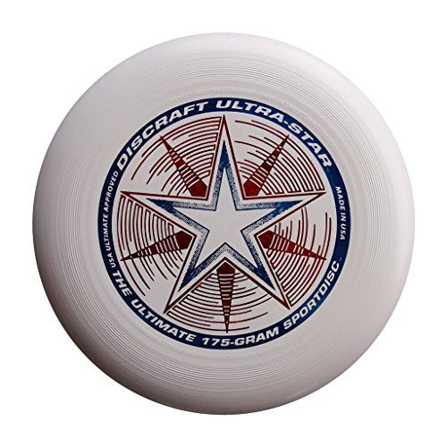 Discraft 175 gram Ultra Star Sport Disc  – Ultimate Frisbee Competition Spec, Suitable for all Levels of Play, Long and Stable Flights