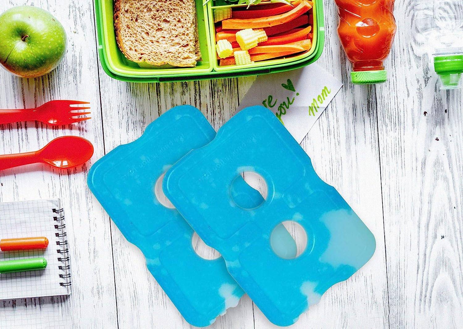Reusable Freezer Ice Packs Cooler for Lunch Bags, Lunch Bag (Set of 8) - Hatke