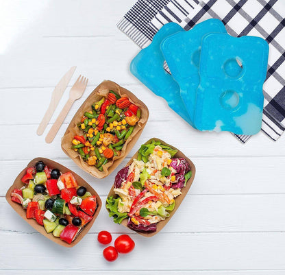 Reusable Freezer Ice Packs Cooler for Lunch Bags, Lunch Bag (Set of 8) - Hatke
