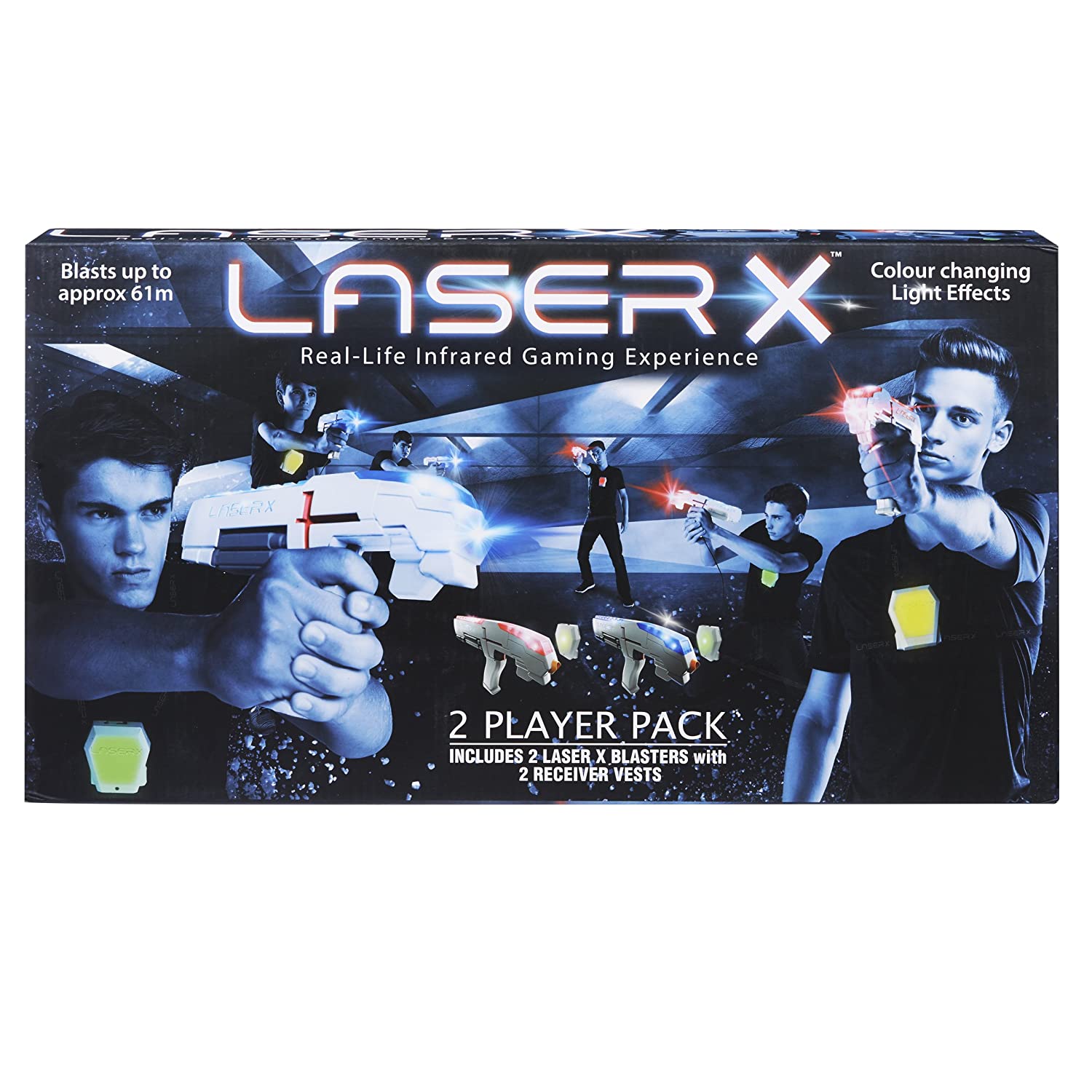 Laser X 88016 Two Player Real Life Laser Gaming Experience Gaming Set - Hatke