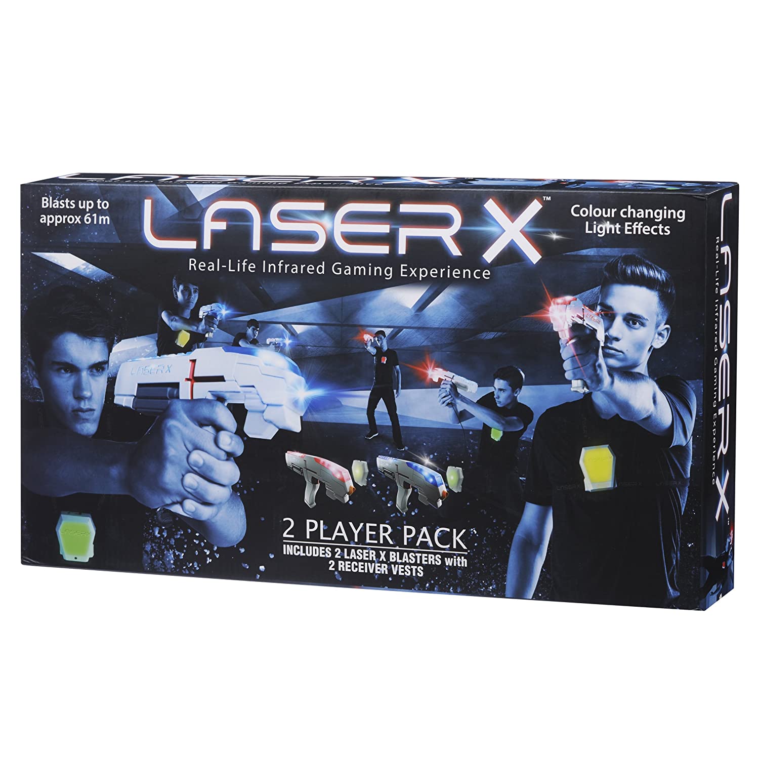 Laser X 88016 Two Player Real Life Laser Gaming Experience Gaming Set - Hatke