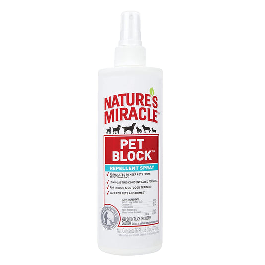 Nature's Miracle Pet Block Repellent Spray, (16 fl. oz./473 ml) - P5768