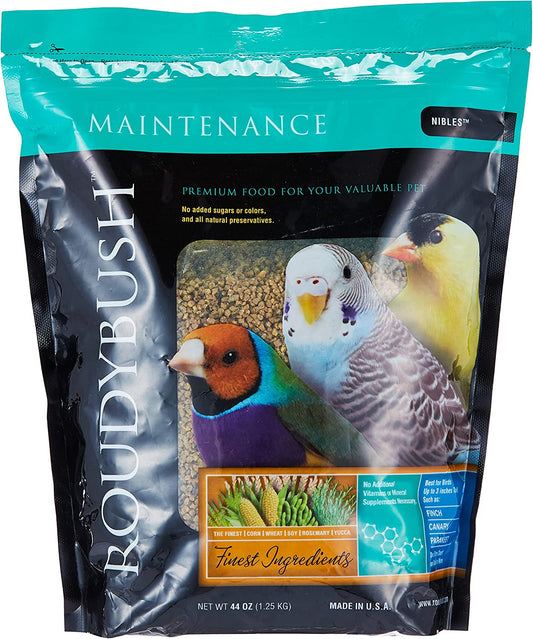 Roudybush Daily Maintenance Bird Food, Nibles, 44 OZ (1.25 KG)