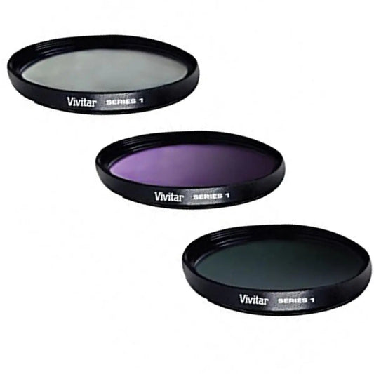 Vivitar Series 1 (VIV-FK3-58) 58 mm 3-Piece Camera Lens Filter Sets - Hatke