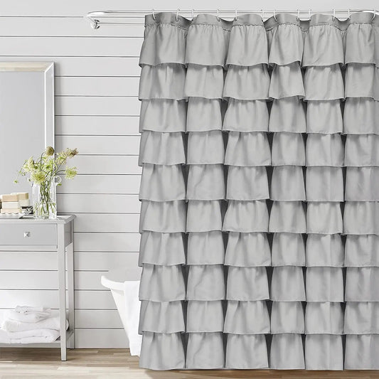 Volens Shower Curtain, 72", Gray/Grey
