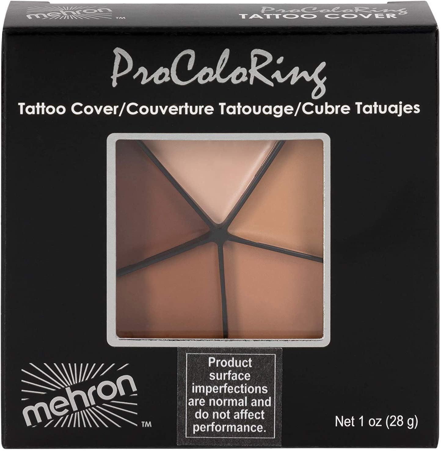 Mehron Makeup Tattoo Cover 5 Shades - Hatke