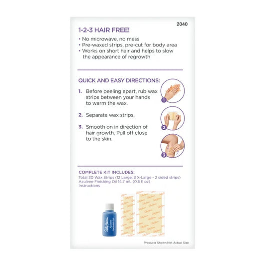 Sally Hansen Wax Strips - 30 Count - Hatke