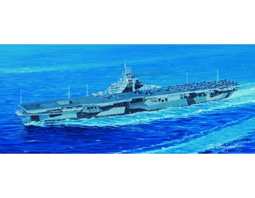 Trumpeter 1/700 USS Hancock Aircraft Carrier Model Kit - Hatke