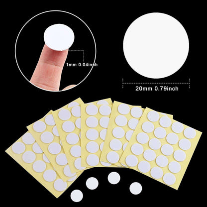 400pcs Candle Wick Stickers, Heat Resistance Candle Making Double-Sided Stickers - Hatke