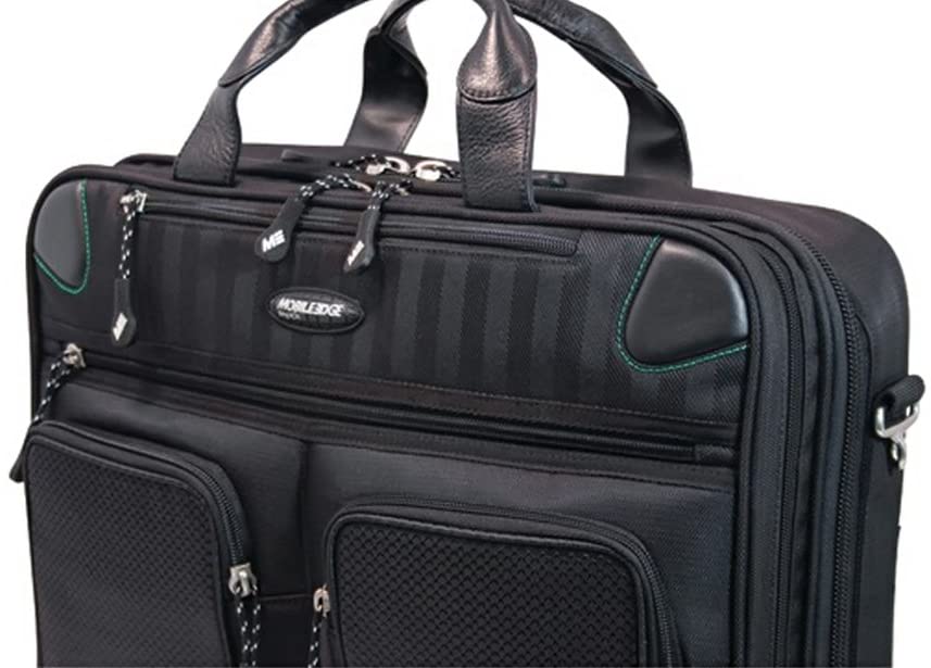 Mobile Edge ScanFast Checkpoint and Eco Friendly Laptop Briefcase 16 Inch PC, 17 Inch Mac for Men, Women, Business Travel, Student, Black MESFBC2.0 - Hatke