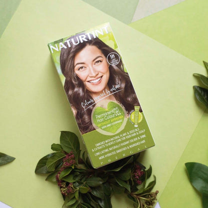 Naturtint Permanent 5N Light Chestnut Brown Hair Colour Gel, Ammonia Free, Long Lasting Gray Coverage - 170ml