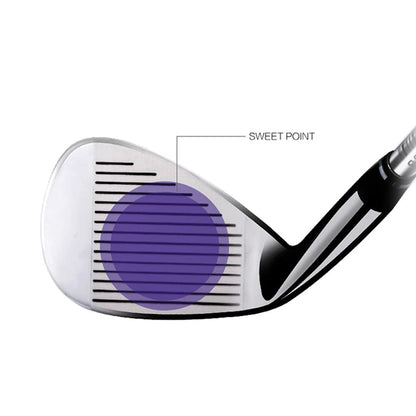 PGM Golf Iron 56 Degree Sand Wedge for Men Women Golf Clubs Drivers Chipper Pitching Wedge Stainless Steel Forged Golf Irons (Purple-56°)