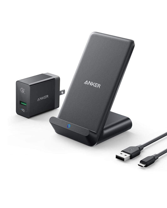 Anker PowerWave Evo Stand Wireless Charger with Quick Charge 3.0 Charger B2525 - Hatke