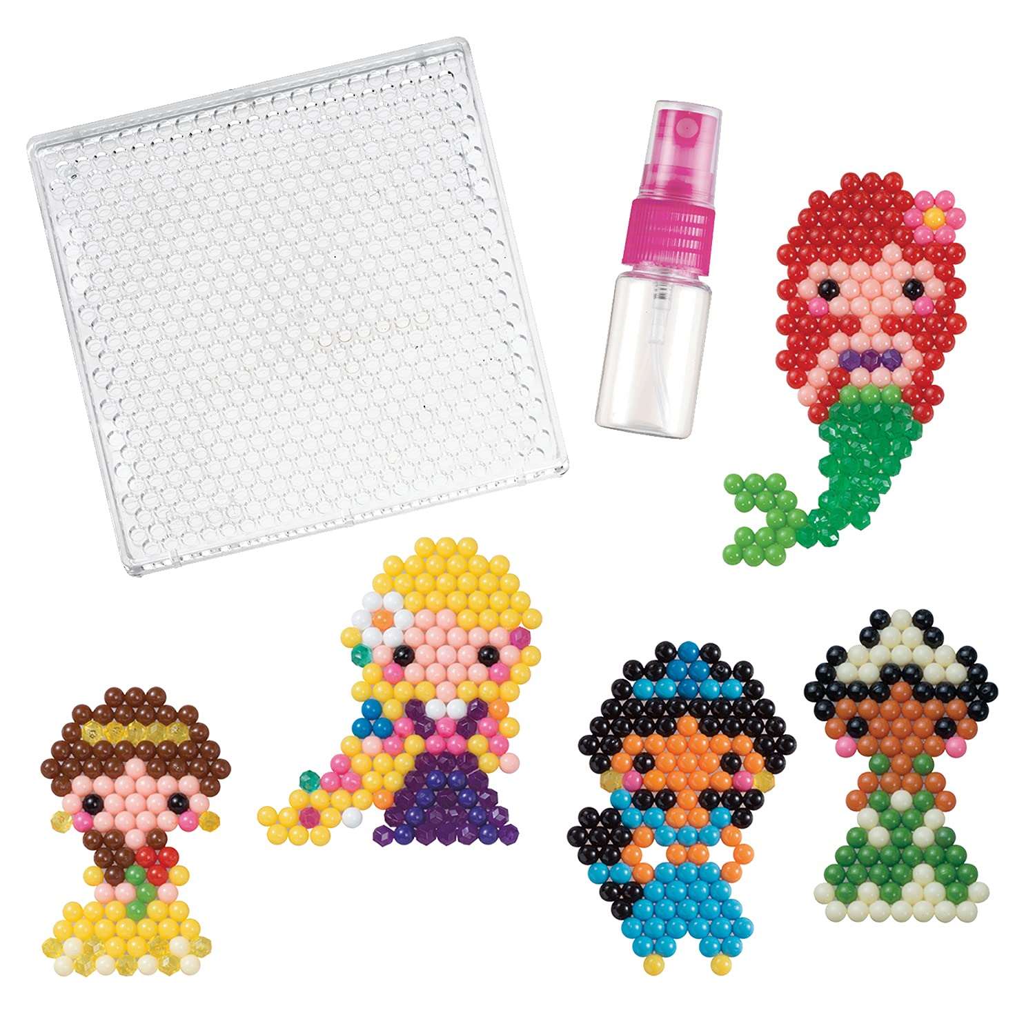 Aquabeads Disney Princess Character Set, Complete Arts & Crafts Kit for Children - over 600 Beads to create your favorite Disney Princess Characters - Hatke