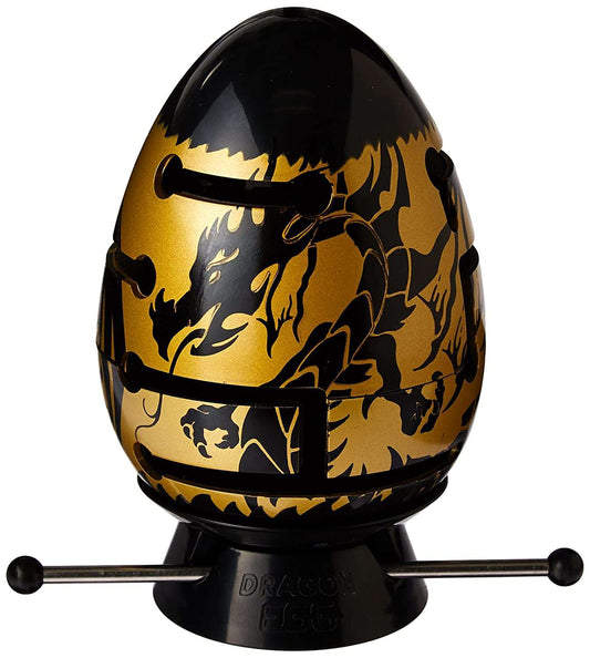 Bepuzzled Black Dragon 2-Layer Smart Egg Labyrinth Puzzle (Maddening) - Hatke