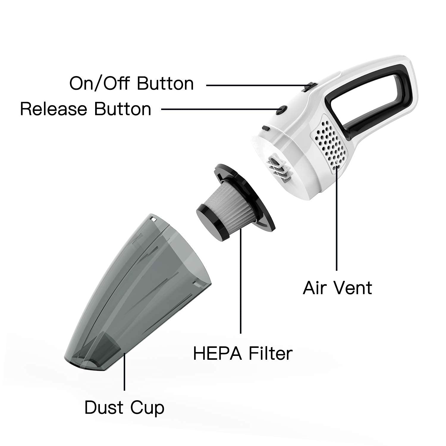 Portable handheld new arrivals vacuum cleaner cordless