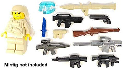 BrickArms Value Pack #10 LEGO Minifigure Weapons Pack - Hatke