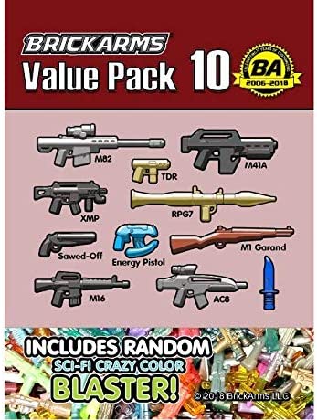 BrickArms Value Pack #10 LEGO Minifigure Weapons Pack - Hatke