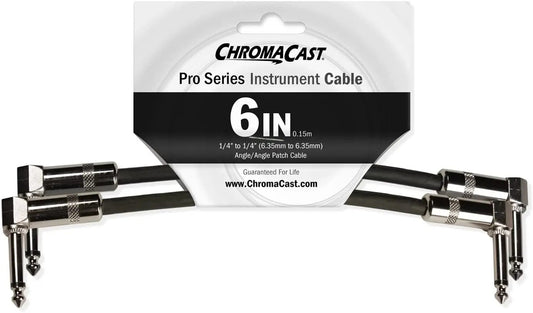 ChromaCast 6-Inch Pro Series Patch Cable 2-Pack, 2 Pack (CC-PSCBLAA-05) - Hatke