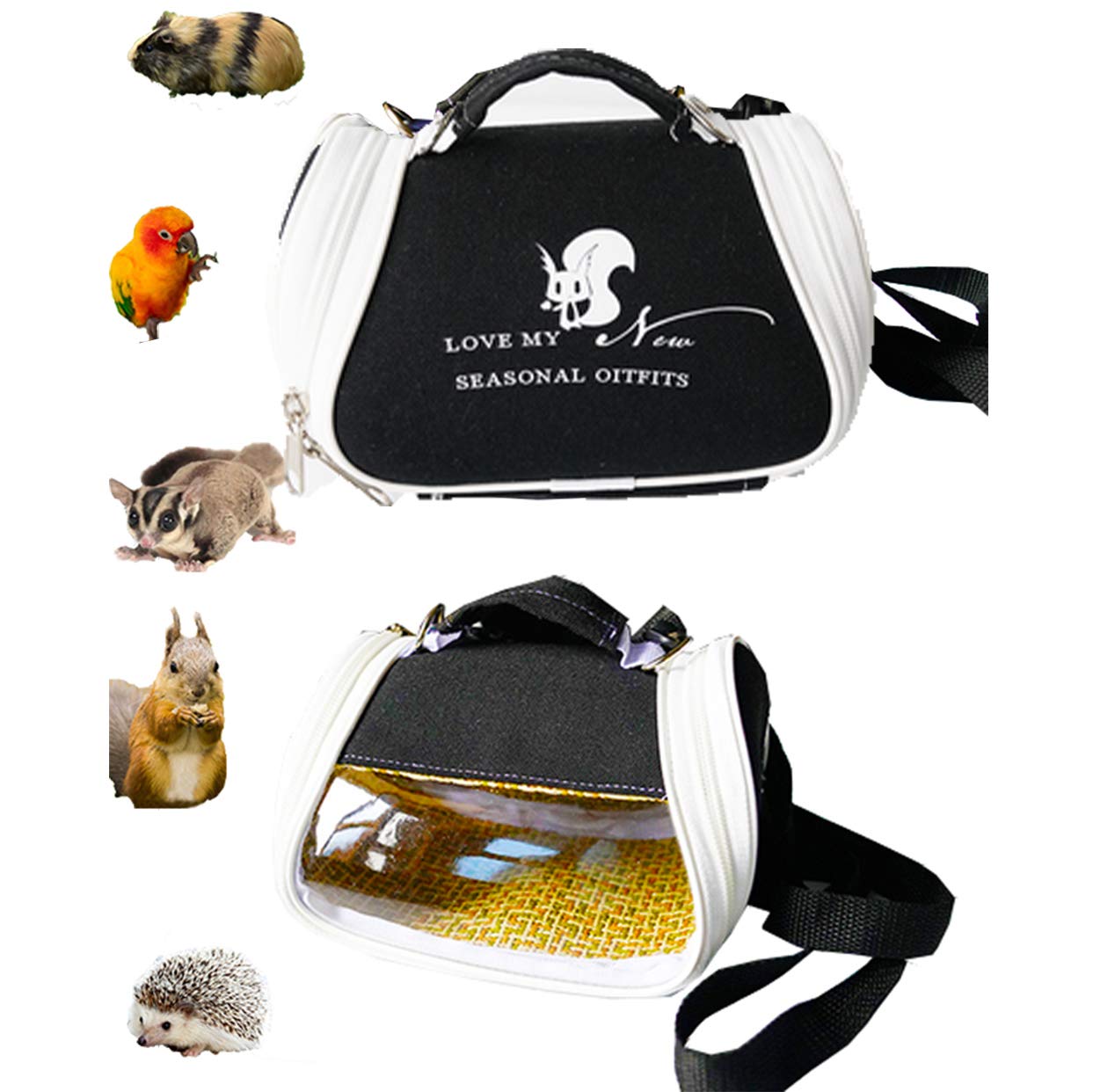 Buy PSK Pet Mart Cat Pet Carrier Bag 31 X 25 X 41 cm (Black) Online at Best  Prices in India - JioMart.
