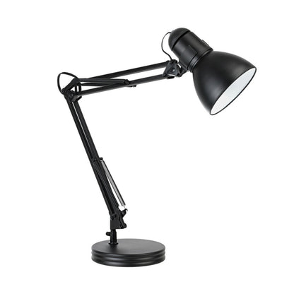 Globe Electric 28" Heavy Base Architect Black Swing Arm Desk Lamp, 5698601 - Hatke