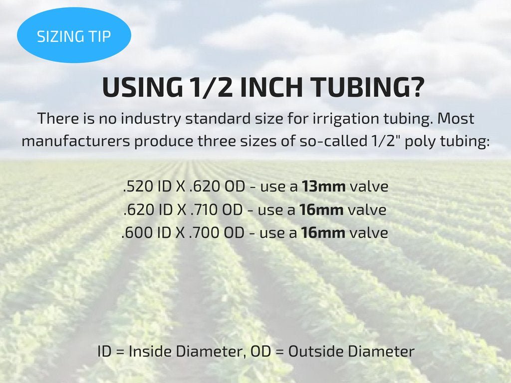 Habitech 2-Pack n-Line Barbed Ball Valve 13mm for 1/2 Inch Tubing  - Regulate and Shut-Off/On Water Flow - Hatke