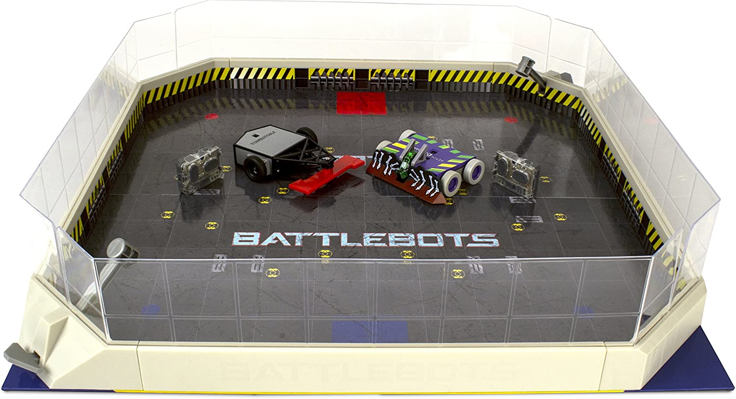 HEXBUG BattleBots Arena Witch Doctor & Tombstone - Battle Bot with Arena Game Board and Accessories - Remote Controlled Toy For Kids - Batteries Included With Hex Bug Robot Set - Hatke