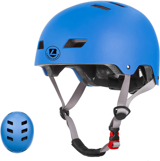 LANOVAGEAR Toddler Bike Helmet for Kids Youth 3-14 Years (Medium Size) Old Girls Boys, Adjustable Skateboard Helmet for Cycling Scooter Inline Skating Skateboarding - Hatke
