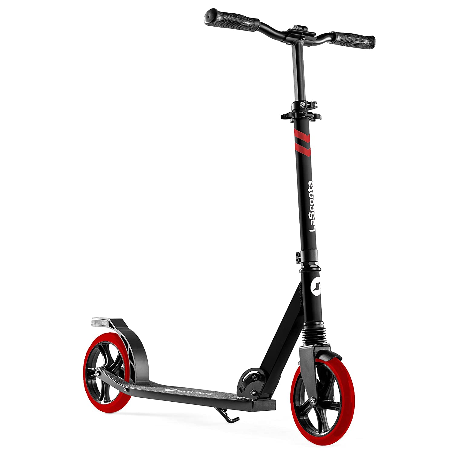 Lascoota Scooters for Kids 8 Years and up - Featuring Quick-Release Folding System - Dual Suspension System + Scooter Shoulder Strap 7.9" Big Wheels Great Scooters for Adults and Teens - Hatke