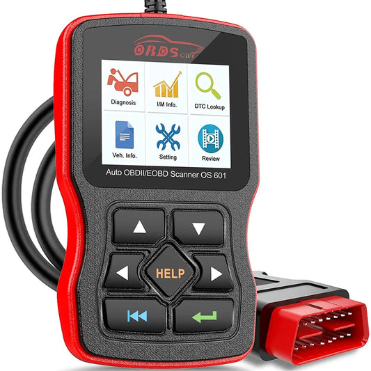 OBDScar OS601 EOBD OBD2 Vehicke Scanner Automotive Engine Fault Code Reader CAN Diagnostic Scan Tool (2018 Model) (Open Box) - Hatke