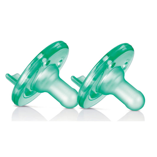 Philips AVENT Soothie Pacifier, 0-3 Months, Green, 2 Pack, SCF190/41 - Hatke