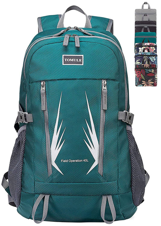 TOMULE Camping Hiking Daypacks, 40L Lightweight Packable Hiking Backpack Travel Backpack for Women Men - Hatke