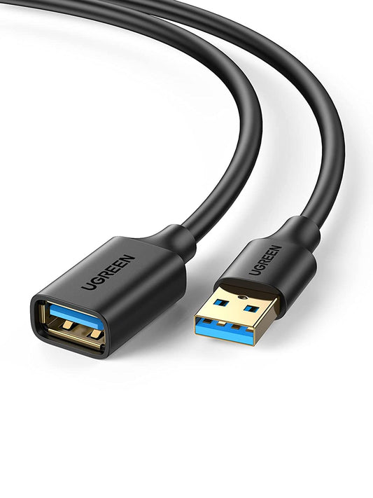 Ugreen USB 3.0 Extension Cable A Male to A Female USB Extender Cord for Personal Computer, Printer, Television, PlayStation, Scanner & Many More - Hatke